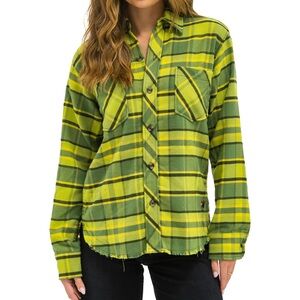 PLAID FLANNEL WESTERN SHIRT